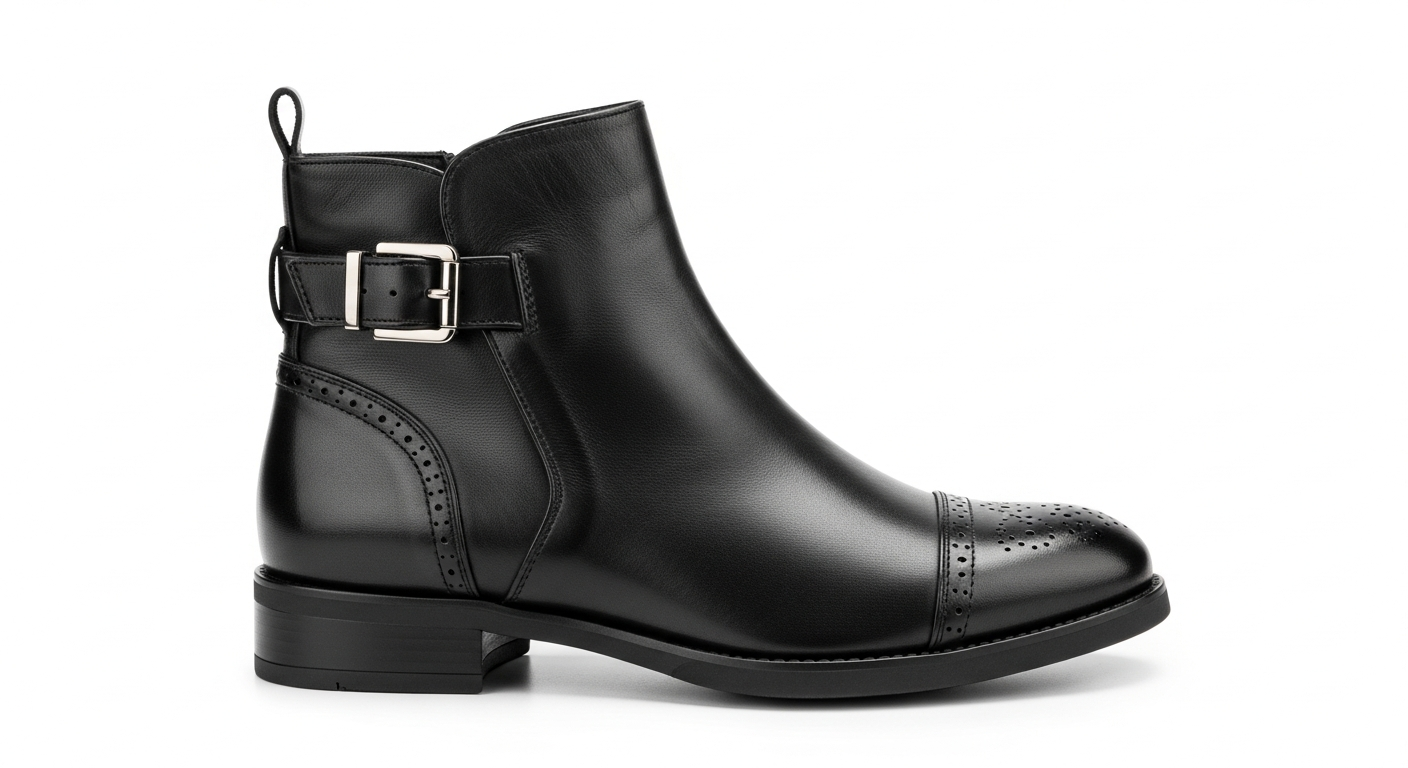 하이힐 앵클부츠